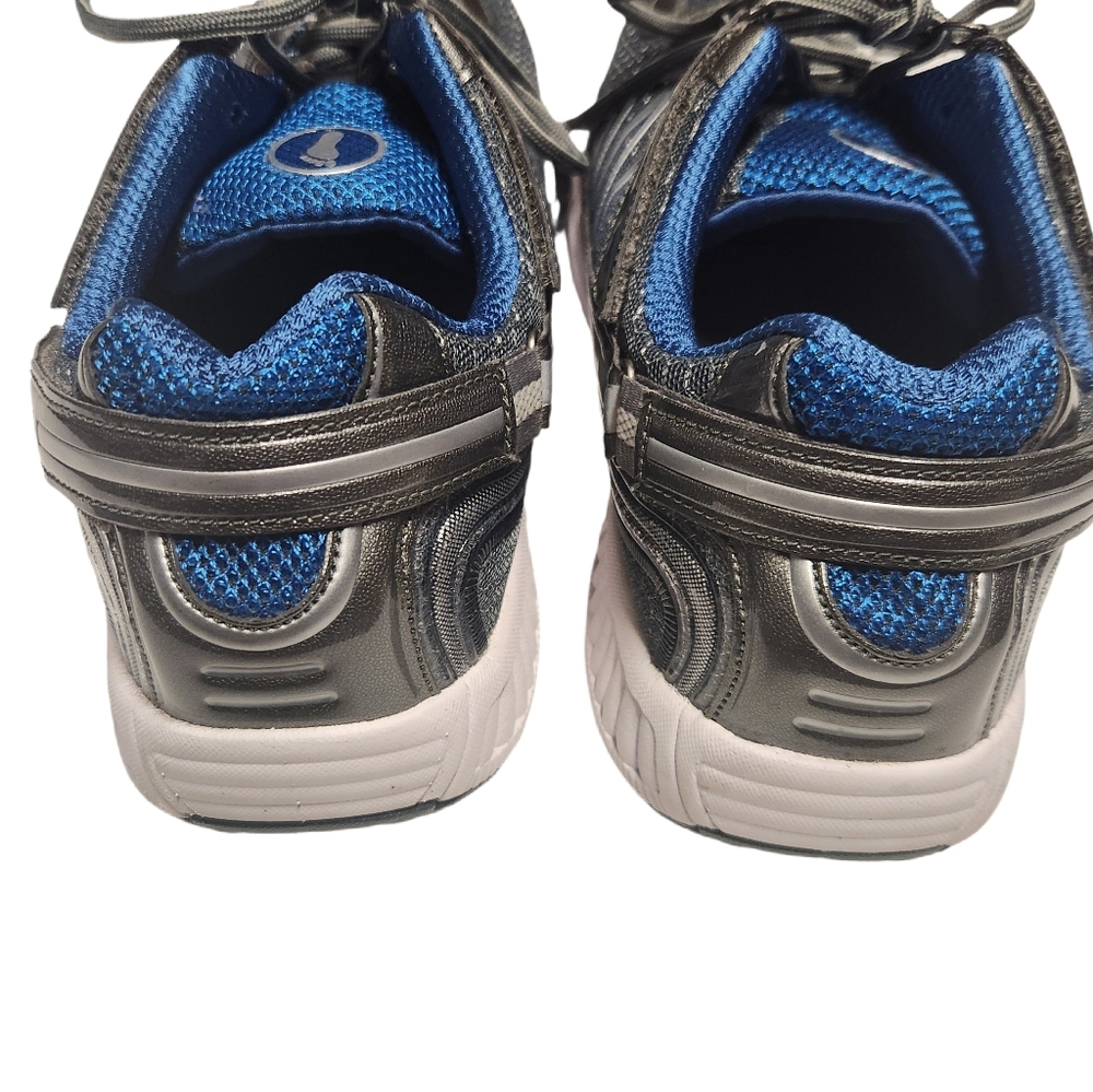 Orthofeet 672 Biofit Shoes, Men's 11 2E Wide, Grey and Blue - Picture 7 of 10